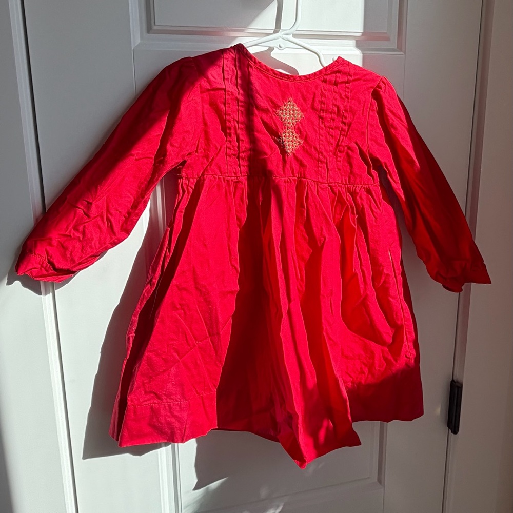 The Oaks Apparel Girls Red Dress Size 4